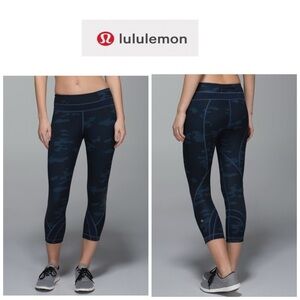 Lululemon Run: Inspire Crop All Full-On Luxtreme Navy 4